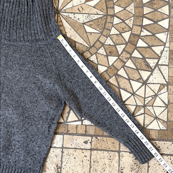 Zara cowl neck sweater gray L - Picture 9 of 11